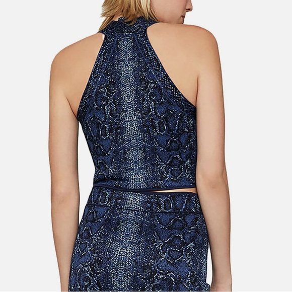 BCBGMAXAZRIA Halter Crop Top Size S - Picture 2 of 5